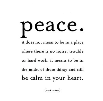 Finding Peace in Your Life: